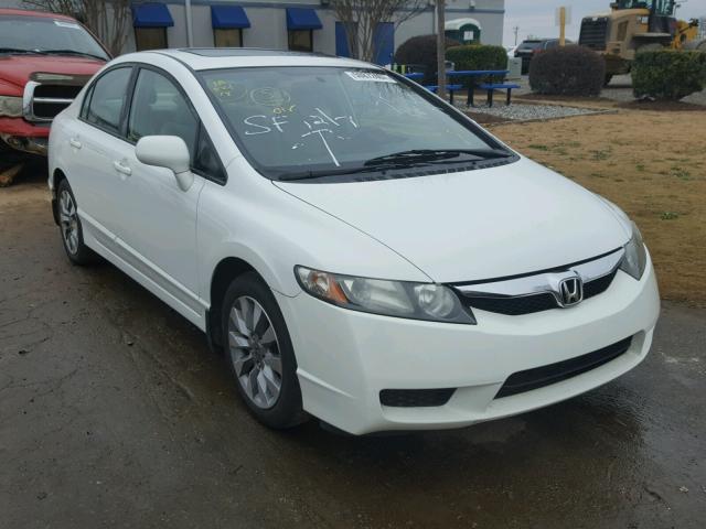 19XFA1F88AE054116 - 2010 HONDA CIVIC EX WHITE photo 1