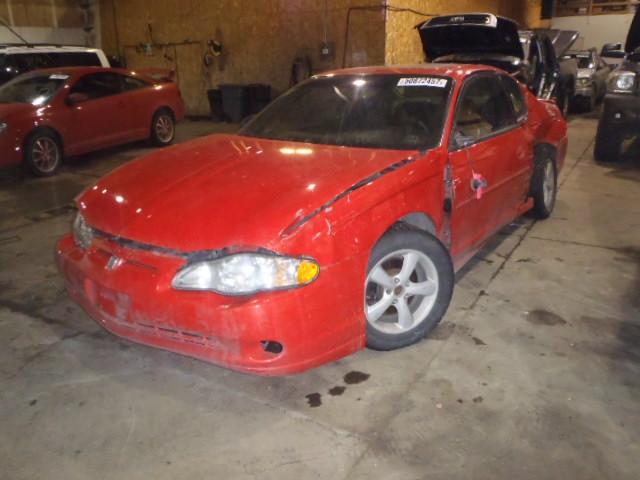 2G1WX12K7Y9268225 - 2000 CHEVROLET MONTE CARL RED photo 2