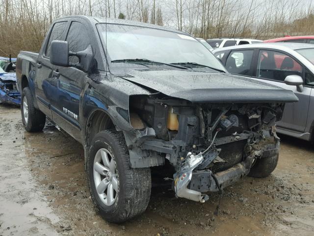 1N6AA0EC5BN307882 - 2011 NISSAN TITAN S BLACK photo 1