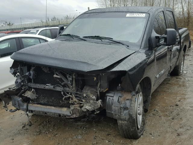 1N6AA0EC5BN307882 - 2011 NISSAN TITAN S BLACK photo 2