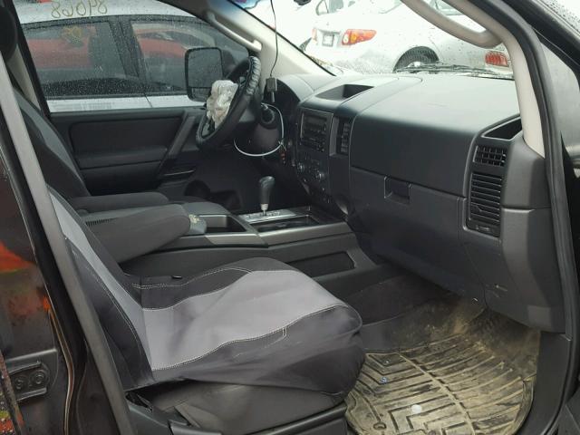 1N6AA0EC5BN307882 - 2011 NISSAN TITAN S BLACK photo 5