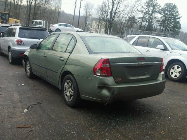 1G1ZS52F35F259577 - 2005 CHEVROLET MALIBU GREEN photo 3