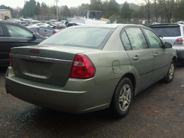 1G1ZS52F35F259577 - 2005 CHEVROLET MALIBU GREEN photo 4