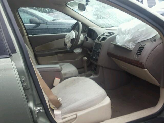 1G1ZS52F35F259577 - 2005 CHEVROLET MALIBU GREEN photo 5