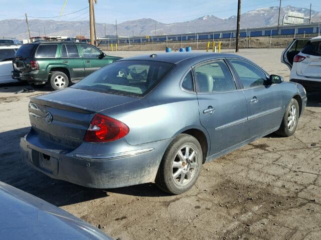 2G4WD582161171110 - 2006 BUICK LACROSSE C BLUE photo 4