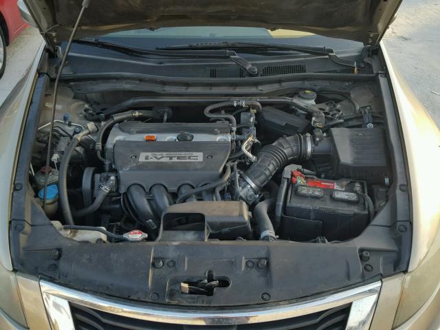 1HGCP26869A025575 - 2009 HONDA ACCORD EXL TAN photo 7