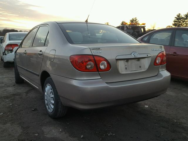 2T1BR32E57C835620 - 2007 TOYOTA COROLLA CE GOLD photo 3