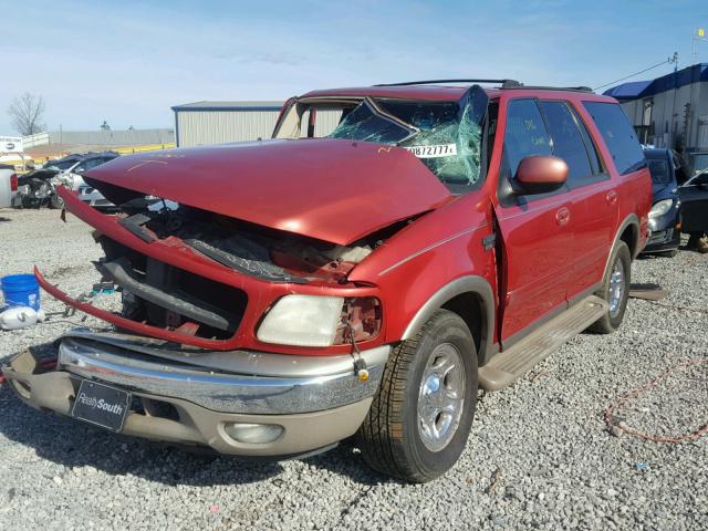 1FMRU1766YLA87999 - 2000 FORD EXPEDITION RED photo 2