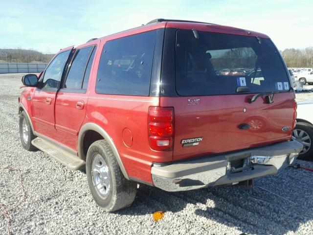 1FMRU1766YLA87999 - 2000 FORD EXPEDITION RED photo 3