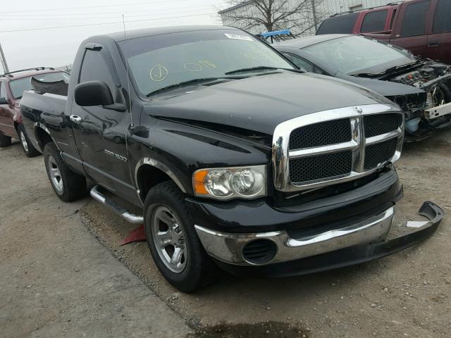 1D7HA16N65J520140 - 2005 DODGE RAM 1500 S BLACK photo 1