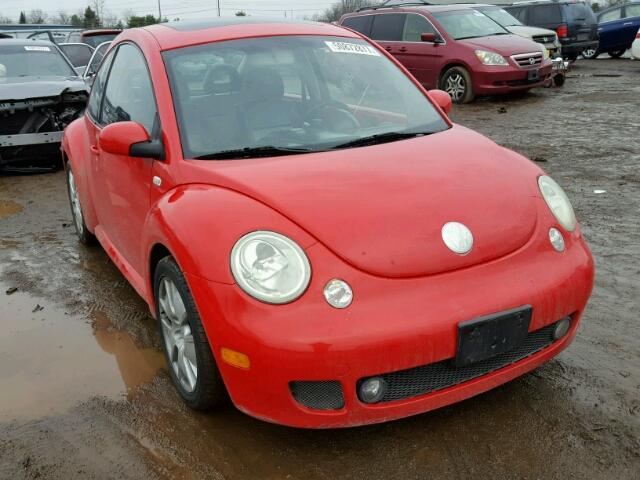 3VWFE21C82M431764 - 2002 VOLKSWAGEN NEW BEETLE RED photo 1