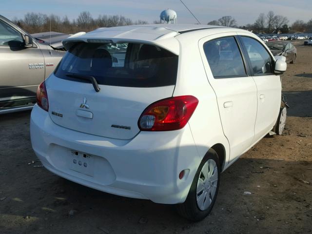 ML32A3HJ9EH008968 - 2014 MITSUBISHI MIRAGE DE WHITE photo 4