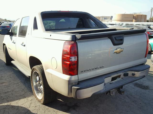 3GNEC12077G130953 - 2007 CHEVROLET AVALANCHE BEIGE photo 3