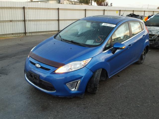 3FADP4FJ6BM225534 - 2011 FORD FIESTA SES BLUE photo 2