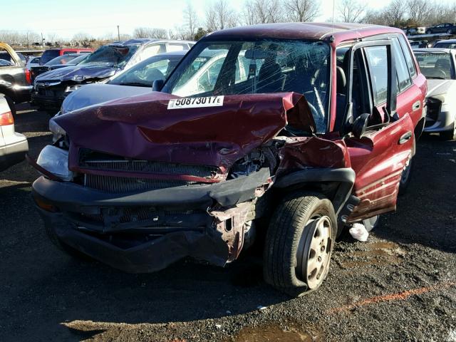 JT3HP10V3T0095243 - 1996 TOYOTA RAV4 MAROON photo 2