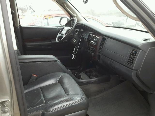 1B4HS28N71F564748 - 2001 DODGE DURANGO GRAY photo 5