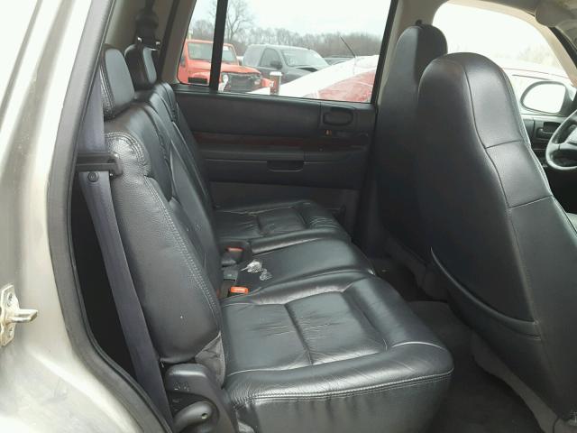 1B4HS28N71F564748 - 2001 DODGE DURANGO GRAY photo 6