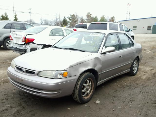 2T1BR18EXWC032411 - 1998 TOYOTA COROLLA VE TAN photo 2