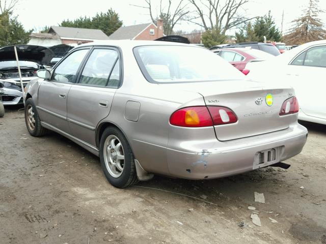 2T1BR18EXWC032411 - 1998 TOYOTA COROLLA VE TAN photo 3