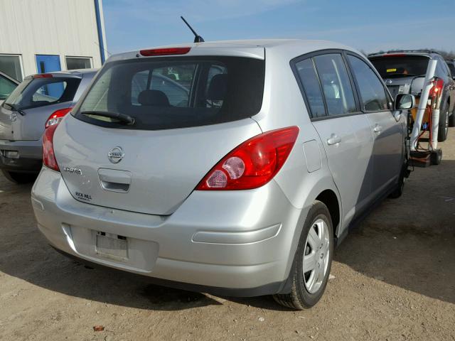 3N1BC13E98L441933 - 2008 NISSAN VERSA S SILVER photo 4