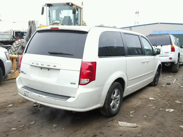 2C4RDGCG4DR549953 - 2013 DODGE GRAND CARA WHITE photo 4