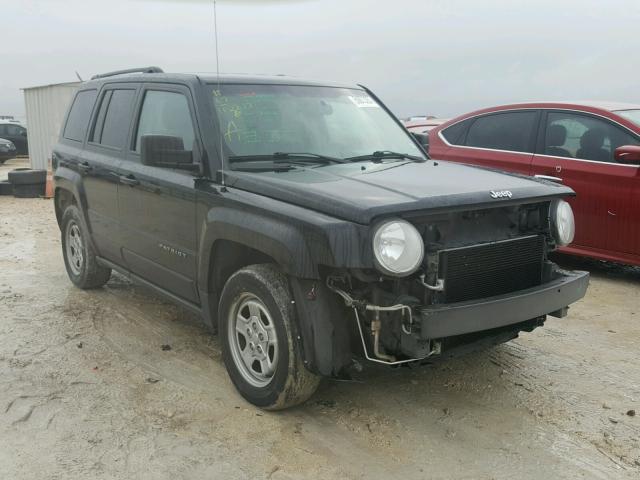 1C4NJPBA0DD170407 - 2013 JEEP PATRIOT SP BLACK photo 1