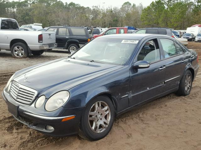 WDBUF87J96X183846 - 2006 MERCEDES-BENZ E 350 4MAT BLUE photo 2