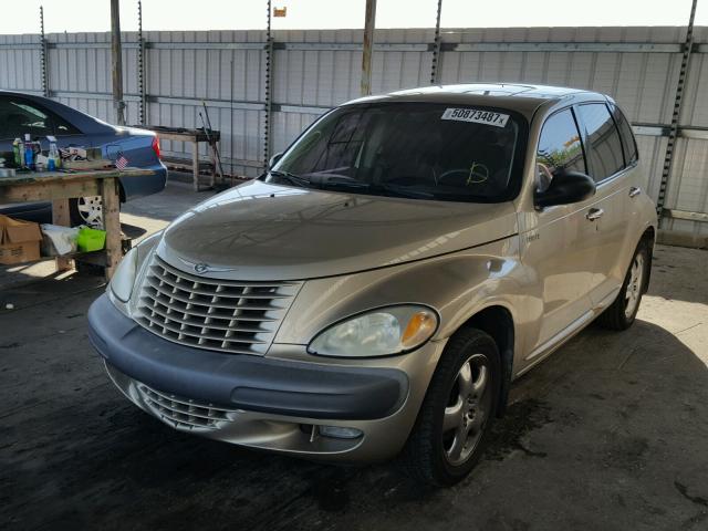 3C8FY68B82T232636 - 2002 CHRYSLER PT CRUISER GOLD photo 2