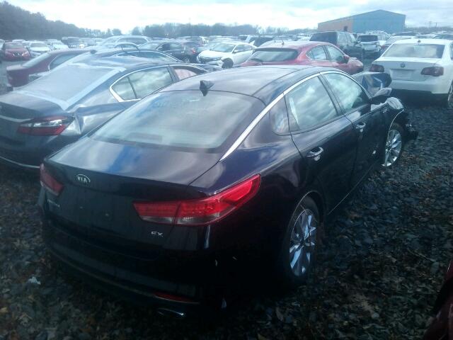 5XXGU4L39GG081203 - 2016 KIA OPTIMA EX BLACK photo 4