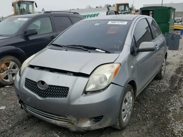 JTDJT923685168697 - 2008 TOYOTA YARIS SILVER photo 2