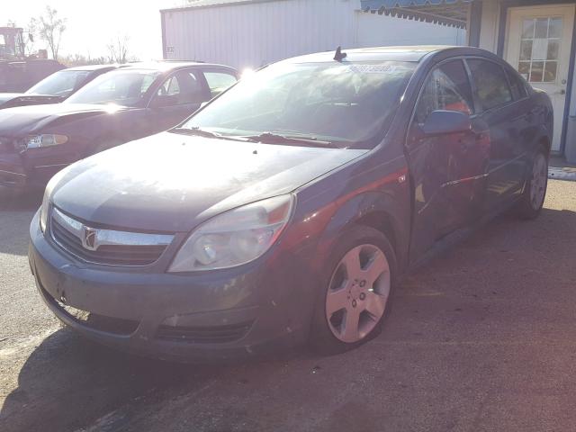 1G8ZS57B58F231873 - 2008 SATURN AURA XE GRAY photo 2