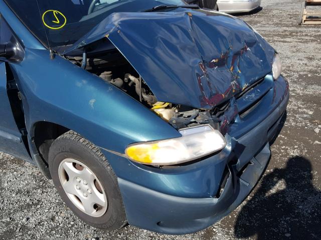 2B4GP25R1YR673228 - 2000 DODGE CARAVAN TEAL photo 9