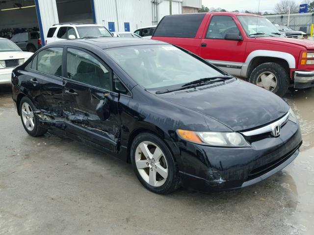 2HGFA16898H329623 - 2008 HONDA CIVIC EX BLACK photo 1