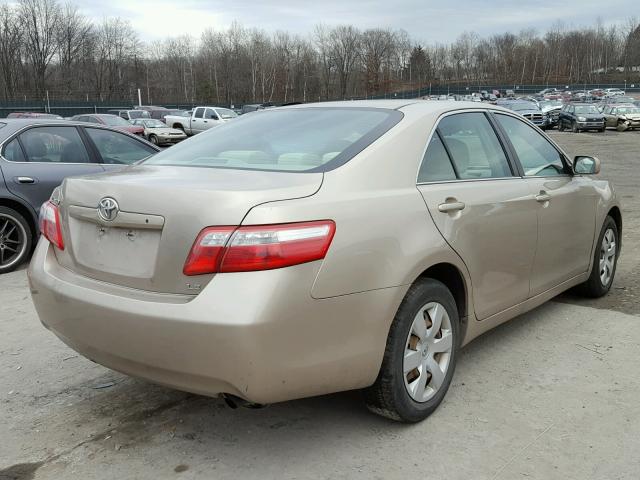 4T1BE46K89U844668 - 2009 TOYOTA CAMRY BASE GOLD photo 4