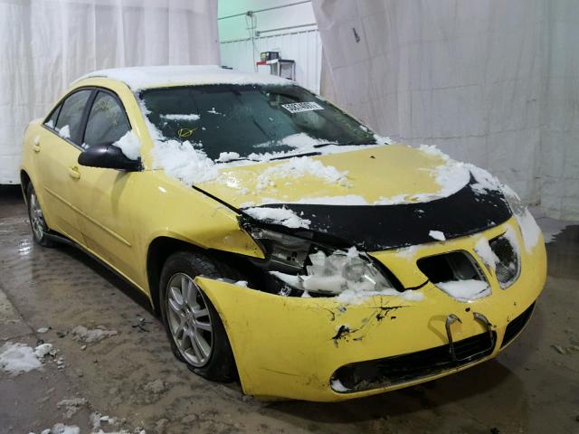 1G2ZG528154165269 - 2005 PONTIAC G6 YELLOW photo 1