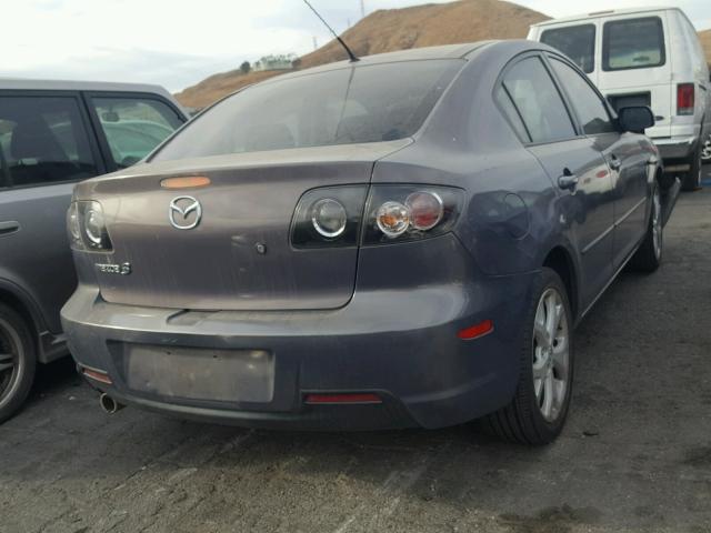 JM1BK32F791206106 - 2009 MAZDA 3 I GRAY photo 4