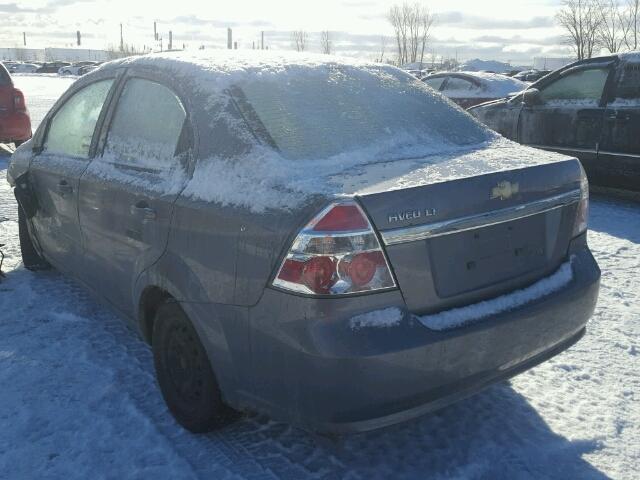 KL1TG55677B185821 - 2007 CHEVROLET AVEO LT GRAY photo 3