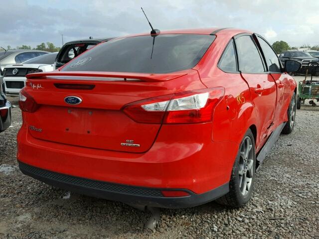 1FADP3F23EL222292 - 2014 FORD FOCUS SE RED photo 4