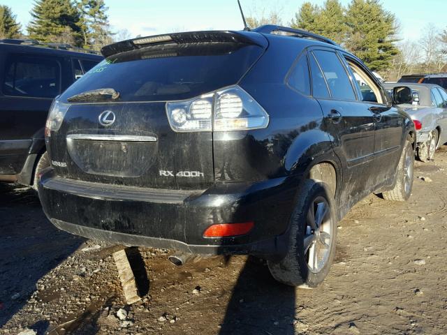 JTJGW31U360003013 - 2006 LEXUS RX 400 BLACK photo 4