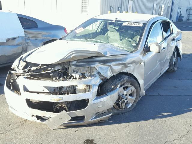 1G1ZG57B28F210740 - 2008 CHEVROLET MALIBU LS 银色 照片 2