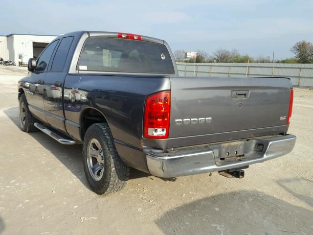 1D7HA18N73S292864 - 2003 DODGE RAM 1500 S GRAY photo 3