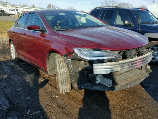 1C3CCCAB3FN586750 - 2015 CHRYSLER 200 LIMITE MAROON photo 1