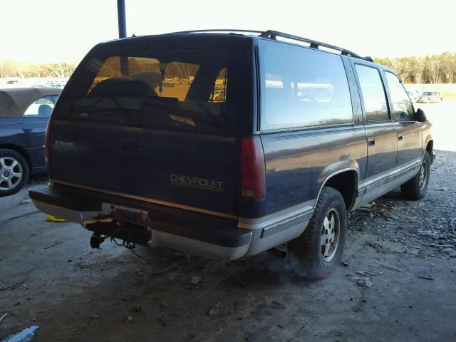 1GNEC16K0PJ352387 - 1993 CHEVROLET SUBURBAN C BLUE photo 4