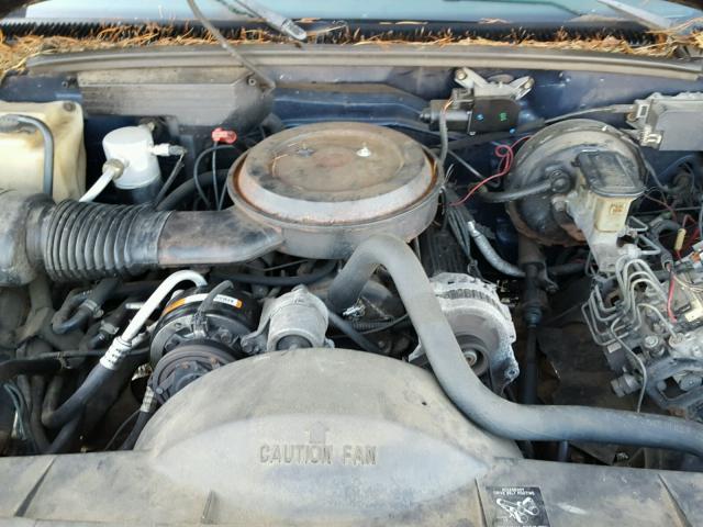 1GNEC16K0PJ352387 - 1993 CHEVROLET SUBURBAN C BLUE photo 7