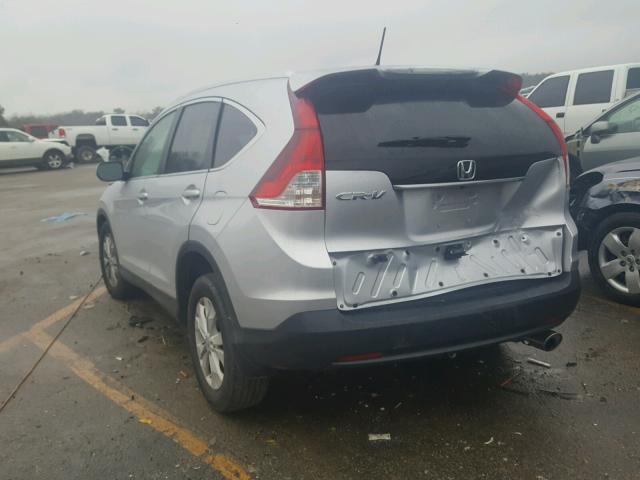 2HKRM3H76EH529509 - 2014 HONDA CR-V EXL SILVER photo 3