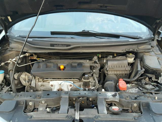 2HGFB2F94CH569456 - 2012 HONDA CIVIC EXL Czarny zdjęcie 7