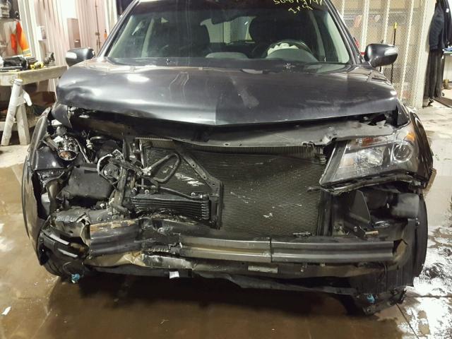 2HNYD2H35DH517405 - 2013 ACURA MDX TECHNO GRAY photo 9