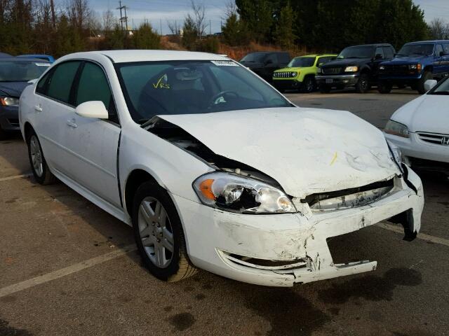 2G1WB5E3XC1209350 - 2012 CHEVROLET IMPALA LT WHITE photo 1