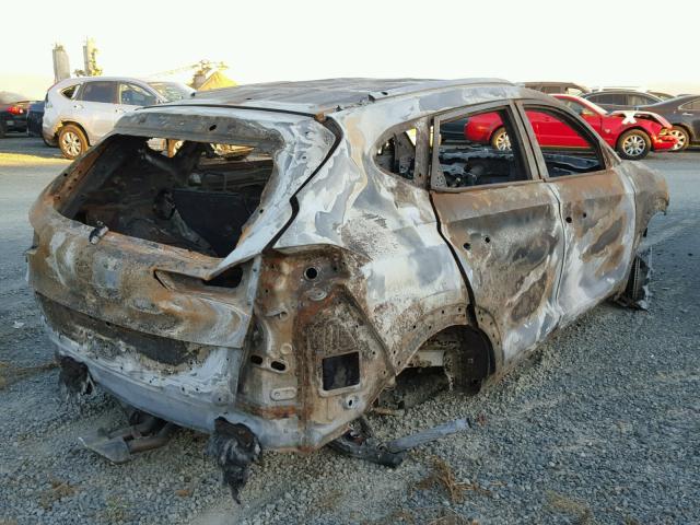 KM8J33A26HU377509 - 2017 HYUNDAI TUCSON LIM BURN photo 4