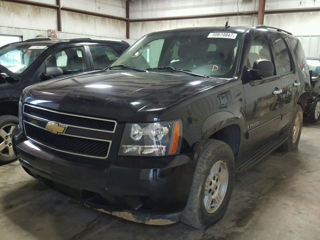 1GNFC13C48R245606 - 2008 CHEVROLET TAHOE C150 BLACK photo 2